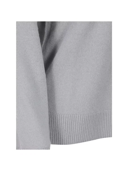 Sweter z golfem Max Mara do golfa niebieski