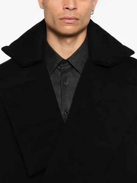 Palton Yohji Yamamoto cu rever negru