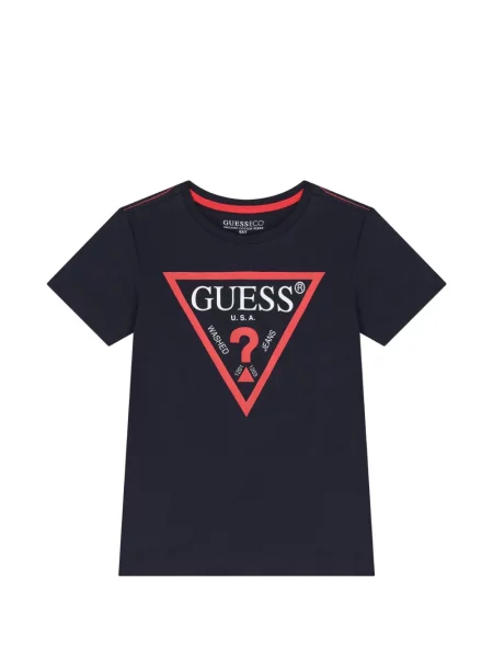 Koszulka dziecięca Guess niebieska