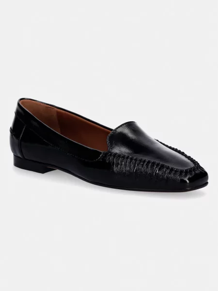 Pollini mocasini pentru femei din piele negru
