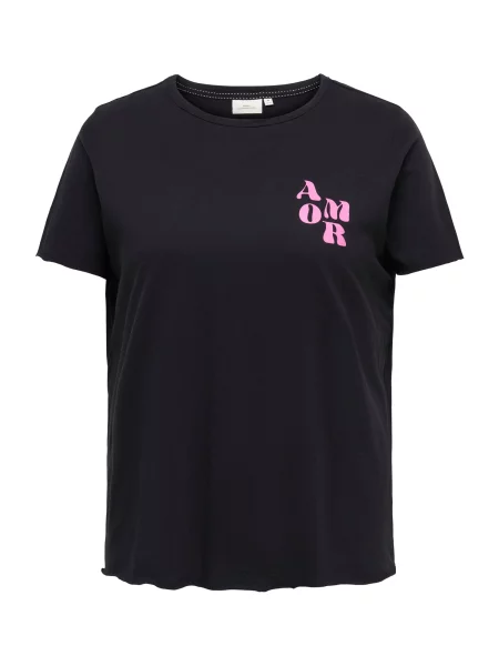 ONLY Carmakoma Tricou CARMIKA roz negru