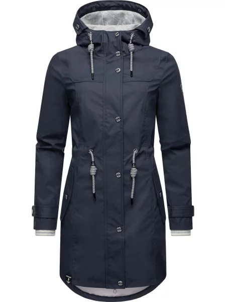 Peak Time Geacă funcțională albastru noapte / deschis gri