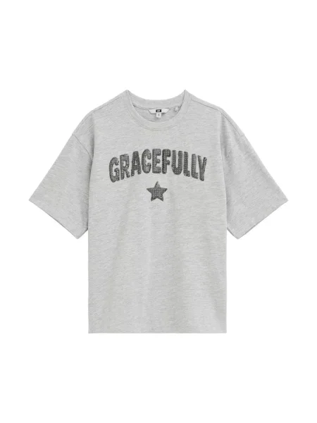 WE Fashion Tricou deschis gri