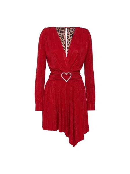 Sukienka mini Philipp Plein czerwona