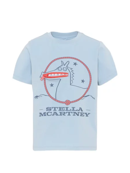 Koszulka dziecięca Stella Mccartney niebieska