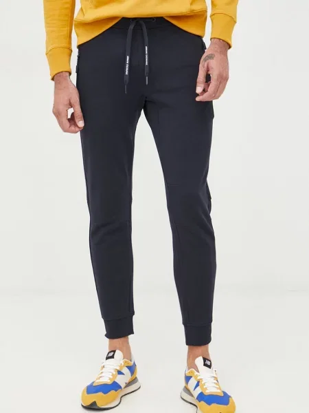 Armani Exchange pantaloni barbati marin neted albastru