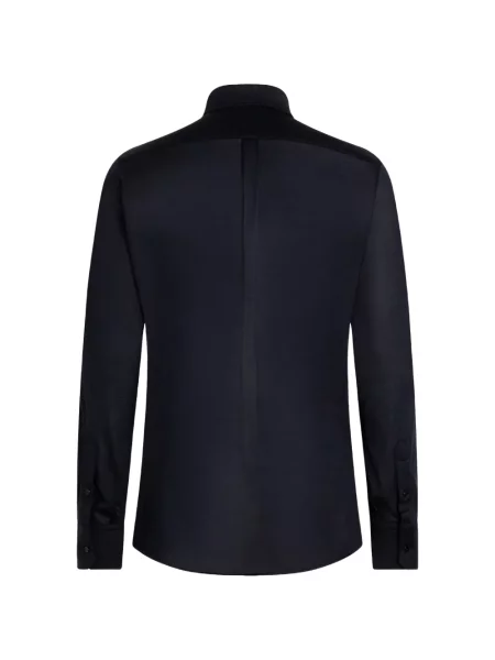 Cămașă Dolce & Gabbana de mătase negru