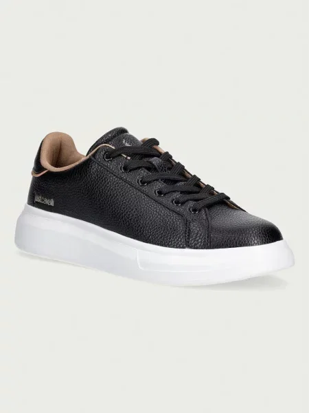 Just Cavalli sneakers pentru bărbați din piele negru