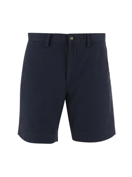 Szorty Polo Ralph Lauren ze stretchu bez obcasa niebieskie