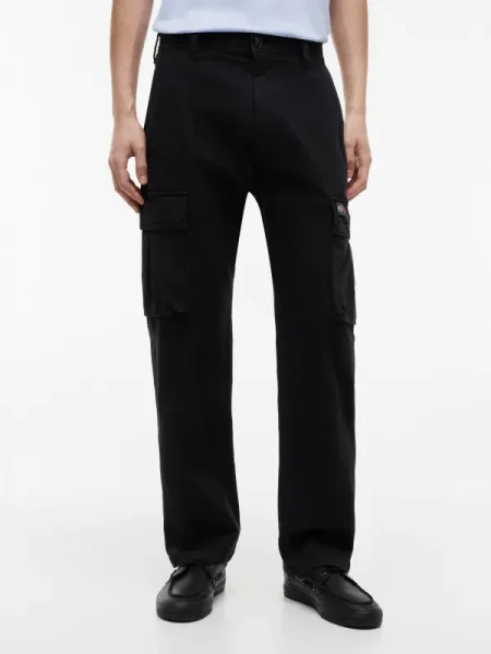 Tommy Jeans pantaloni cu fason cargo negru