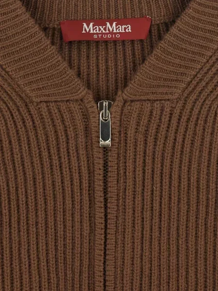 Cardigan Max Mara tricotate maro