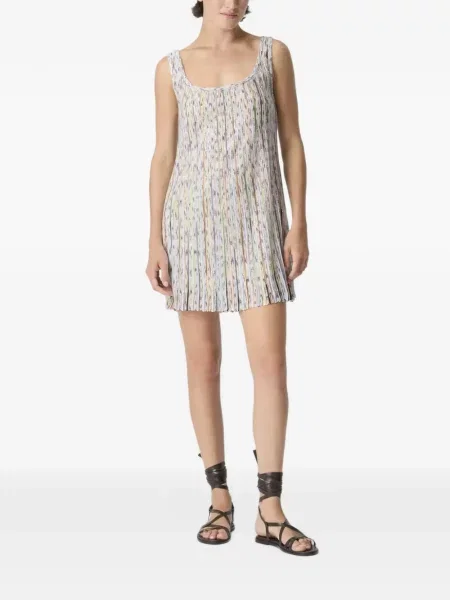 Mini šaty Missoni biela