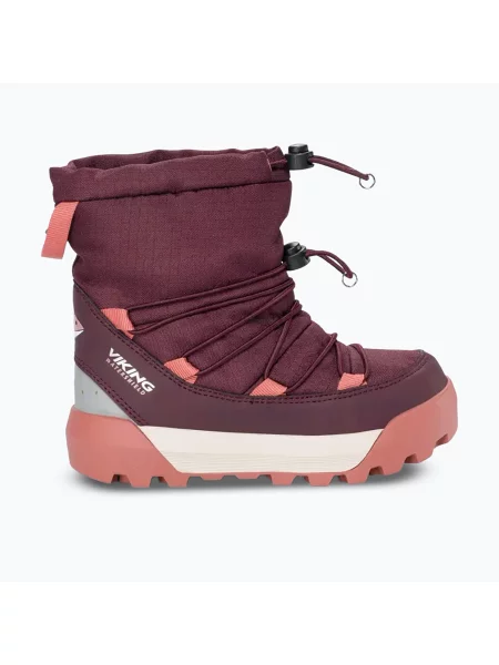 Gyerek hótaposó Viking Footwear Spaceship Warm SC Waterproof plum/pink. Méret: 28 EU lila