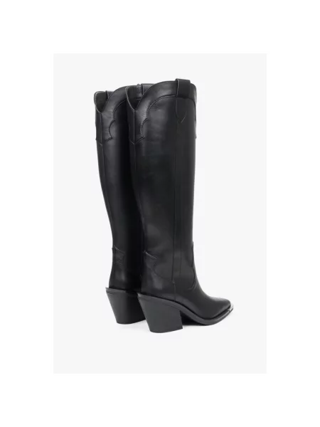 Ботфорты Estro черные