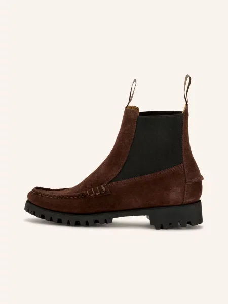 Sebago Chelsea Boty Calliope tmavě hnědá