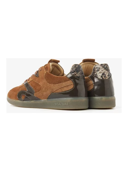 Sneakersy Via Vai zamszowe brązowe
