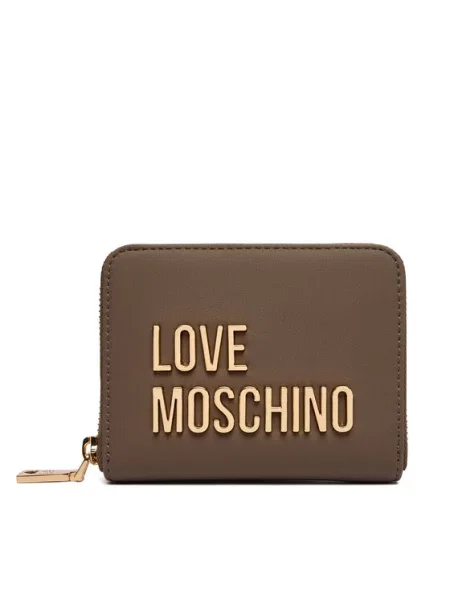 LOVE MOSCHINO Piniginė ruda