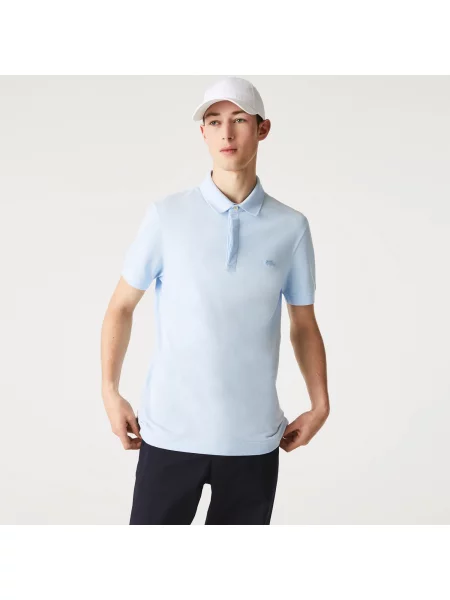 Поло Lacoste синее