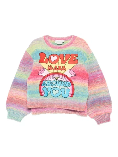 Sweter dziecięcy Stella Mccartney różowy