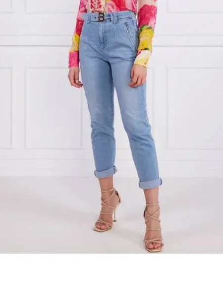BluGirl Blumarine Blugi | Boyfriend fit | denim albastru