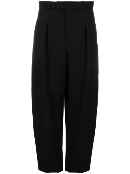 Pantaloni Wardrobe.nyc cu talie înaltă negru