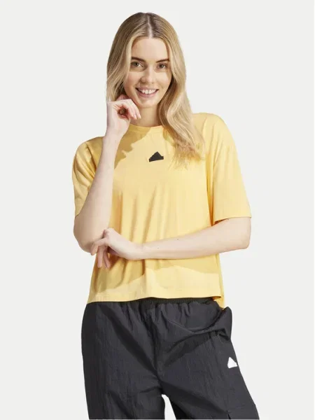 Тениска adidas жълто