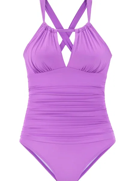 S.Oliver Costum de baie întreg mov deschis