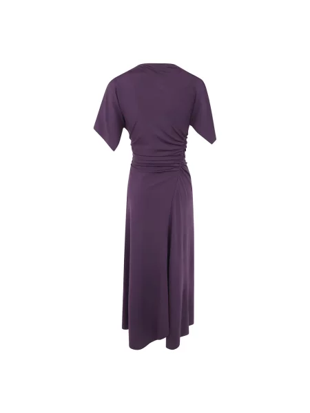 Sukienka Victoria Beckham fioletowa