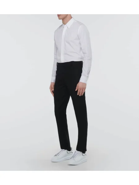 Bőr sneaker Alexander Mcqueen fehér