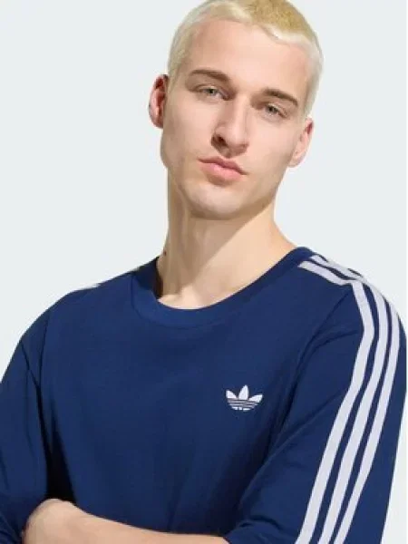 Adidas Originals majica za muškarce od pamuka Adicolor plava