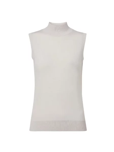 Dzianinowy sweter Max Mara biały