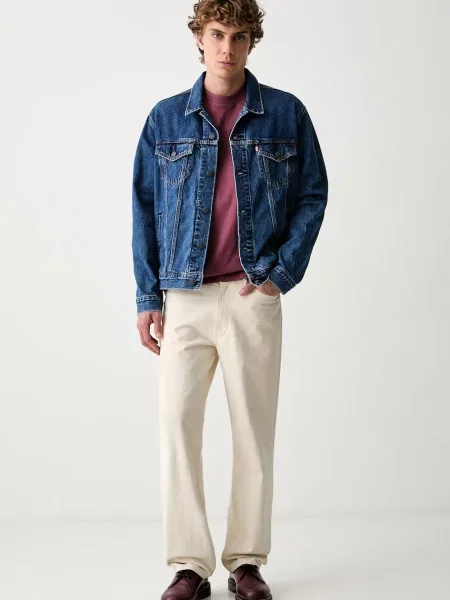 Guess Jeans tričko pánske ružová