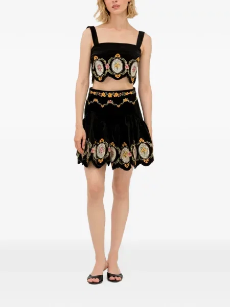 Fusta mini Agua By Agua Bendita negru