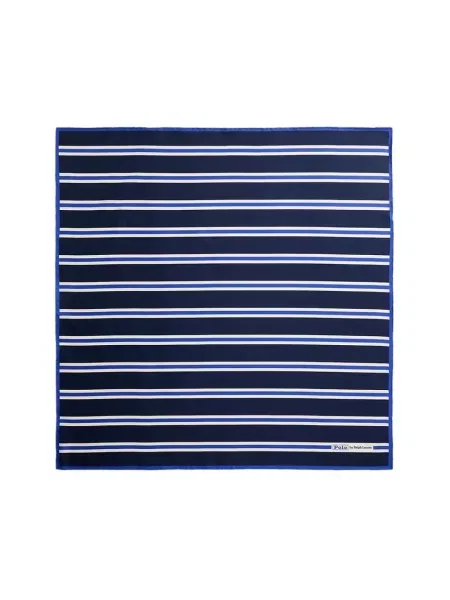 Polo Ralph Lauren apaszka jedwabna niebieska