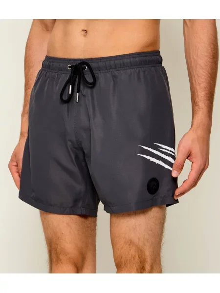 Pantaloni scurți de sport Plein Sport gri