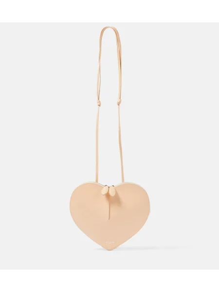 Geanta de piele Alaïa din piele roz