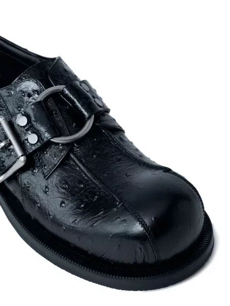 Кожаный пръстен Martine Rose черно