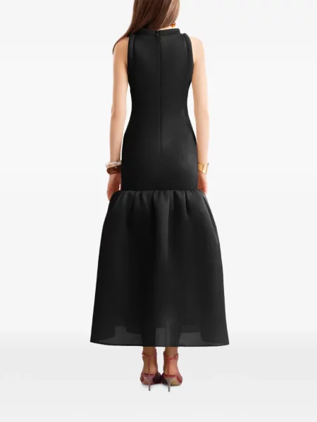 Rochie midi Gemy Maalouf fără mâneci negru