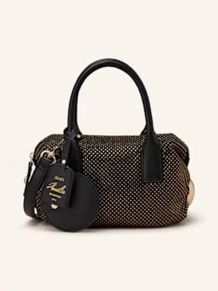 Liu Jo Torebka Z Ozdobnymi Kamykami schwarz czarna