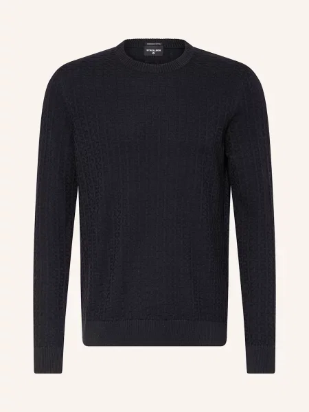 Strellson Sweter Adrian blau granatowy