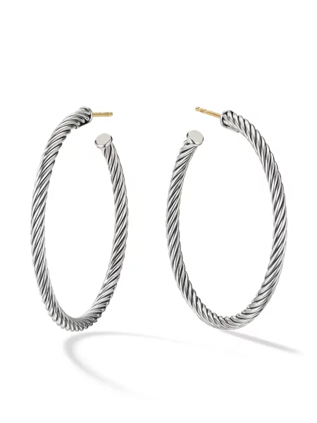 Cercei David Yurman argintiu