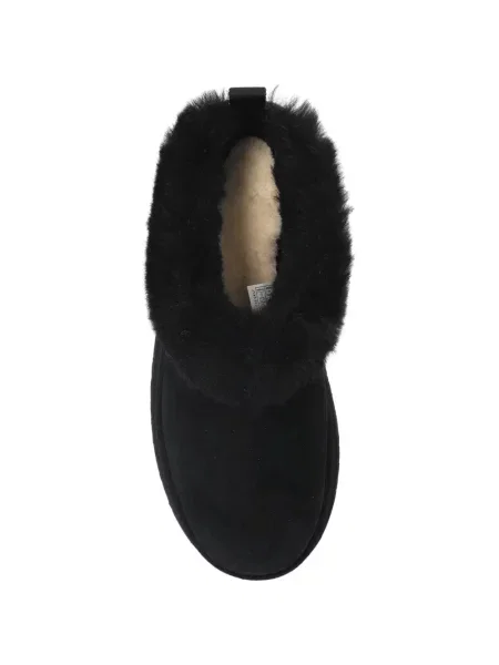 Cizme scurte Ugg din piele de oaie negru