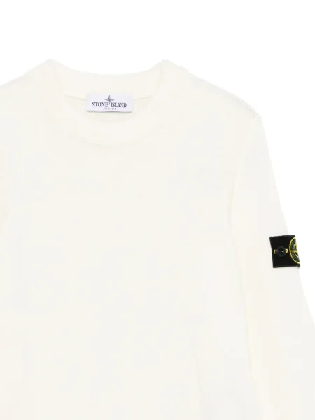 Sweter dziecięcy Stone Island biały