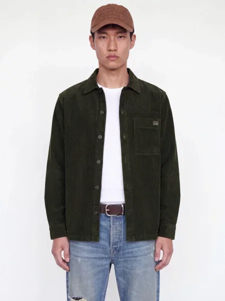 JACK & JONES Geacă de primăvară-toamnă JJZAC închis verde