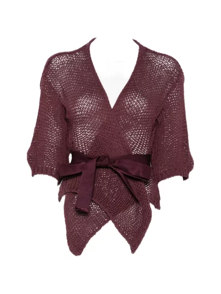 Cardigan Niu' cu legături violet