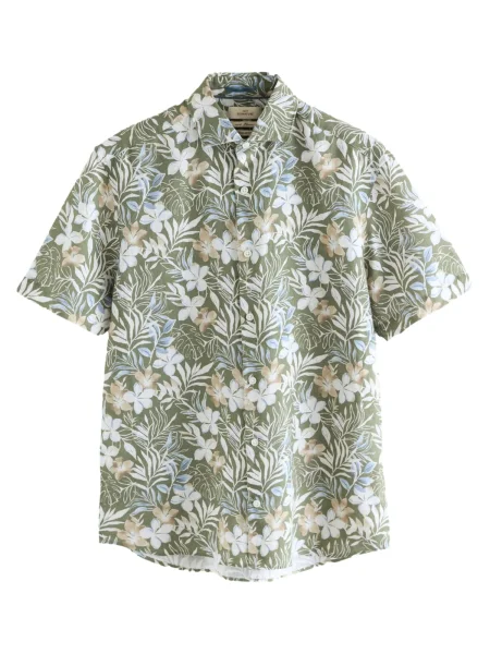 Next Košulja maslinasta / miks