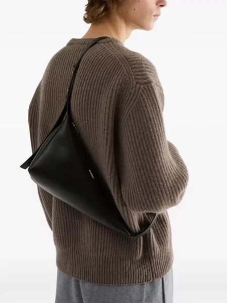 Geantă crossbody Jil Sander din piele negru