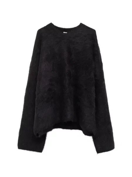 Pulover Toteme din lână alpaca negru