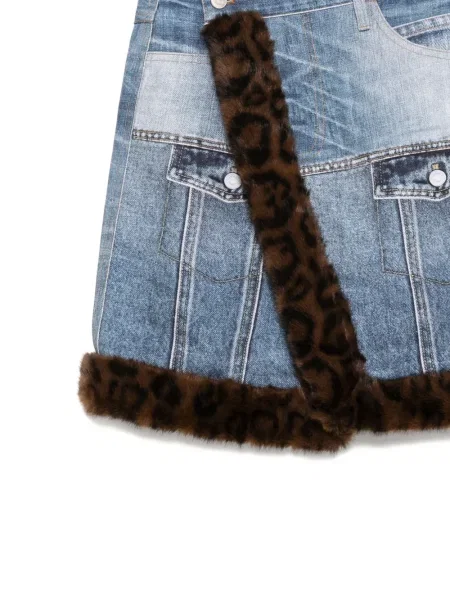 Fustă din denim Andersson Bell albastru