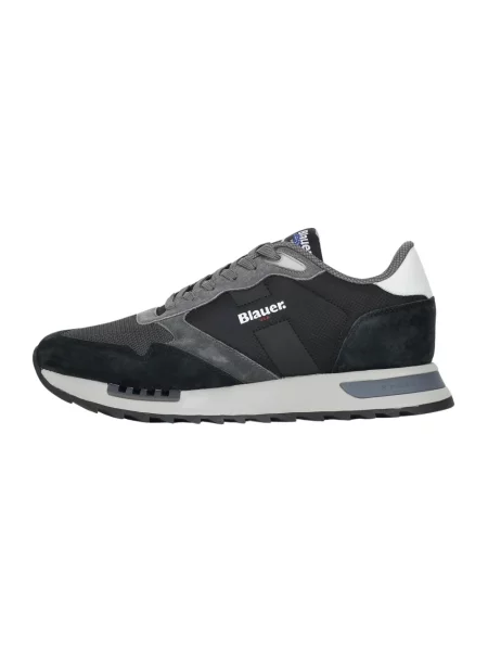 Sneakersy Blauer zamszowe czarne
